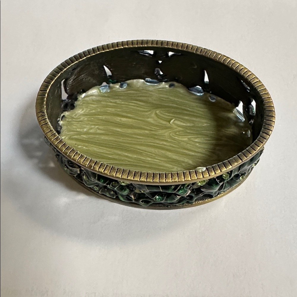Green Frog Trinket Box - Picture 3 of 5